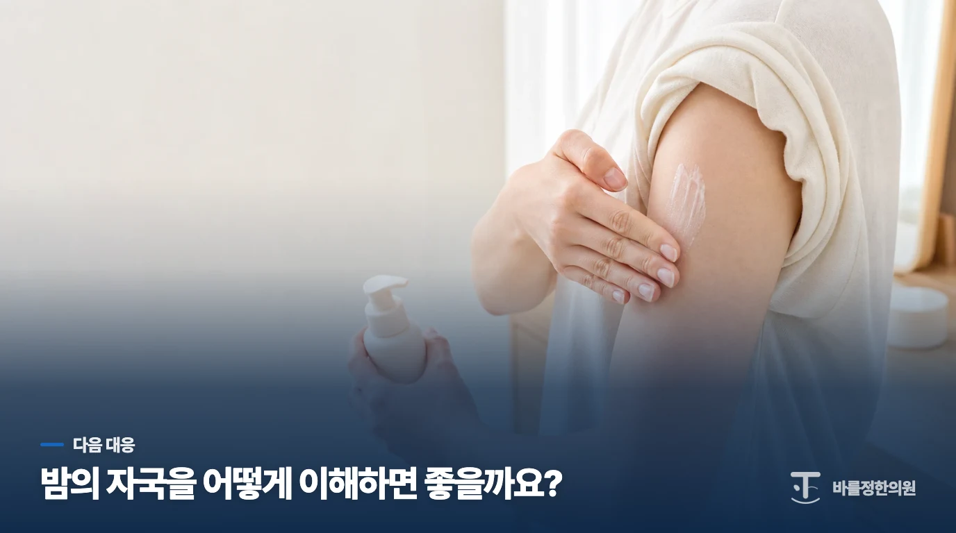밤의 자국을 어떻게 이해하면 좋을까요?