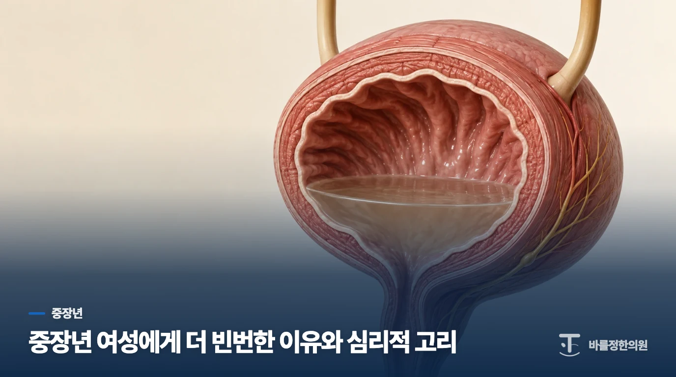 중장년 여성에게 더 빈번한 이유와 심리적 고리