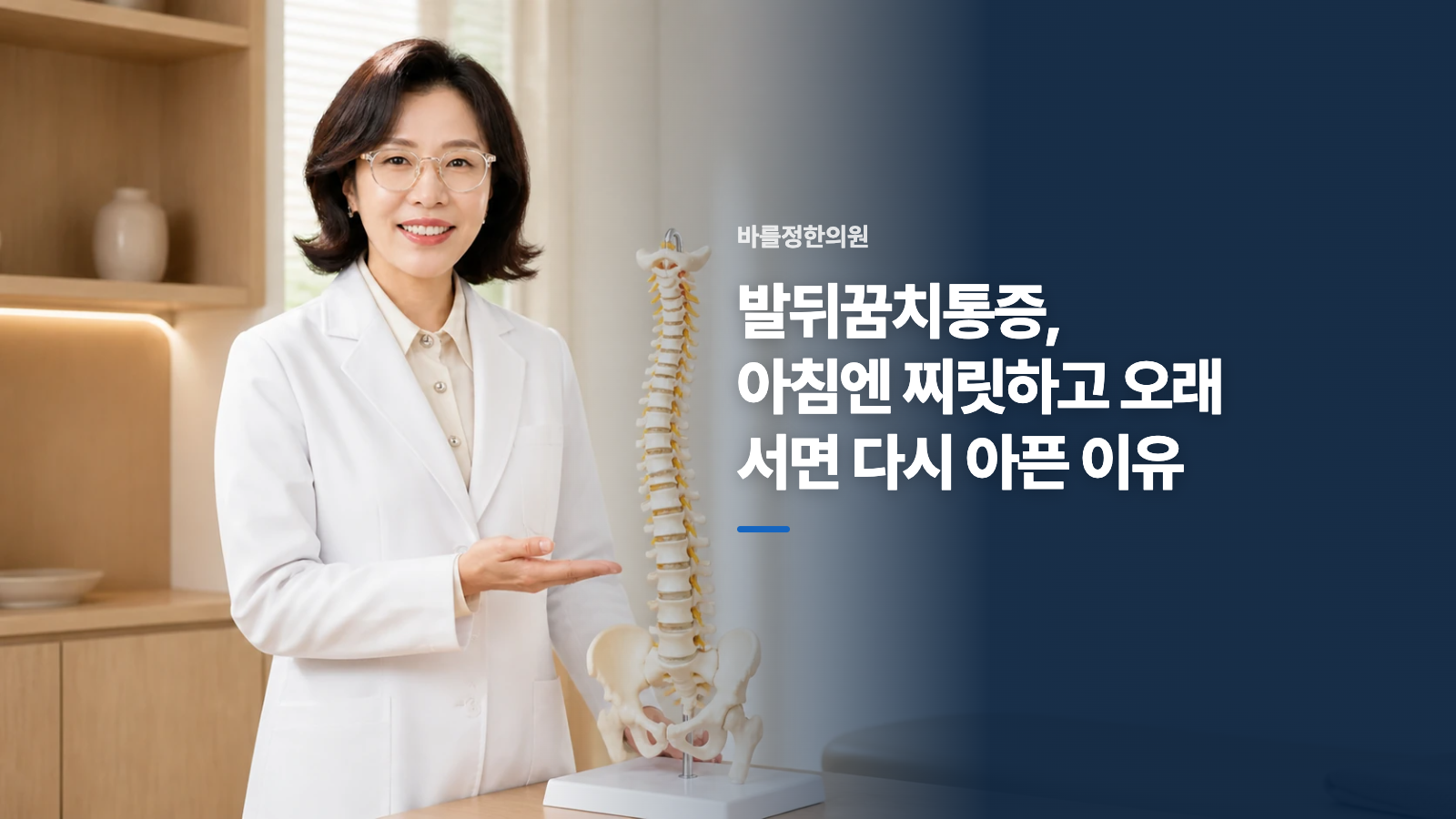 발뒤꿈치통증, 아침엔 찌릿하고 오래 서면 다시 아픈 이유