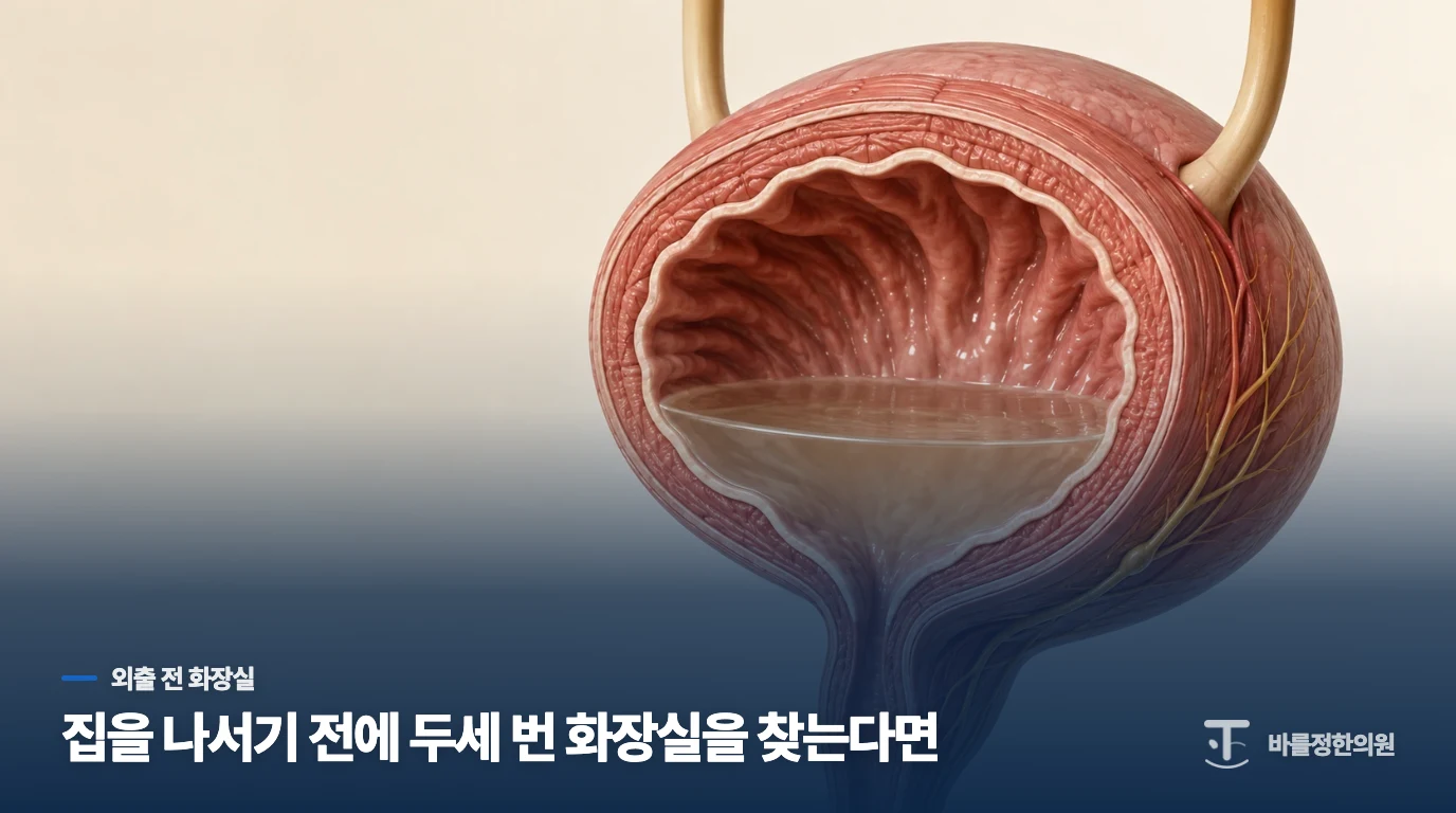 집을 나서기 전에 두세 번 화장실을 찾는다면