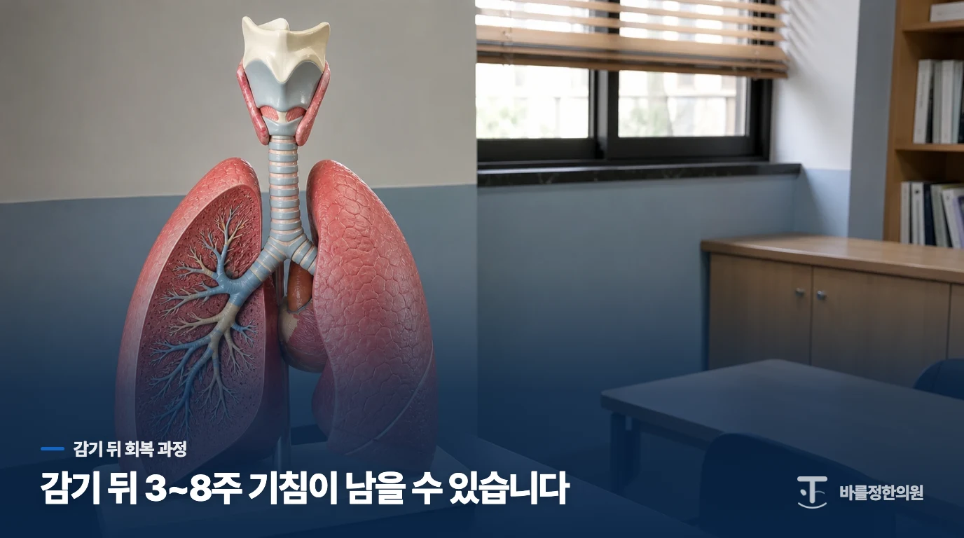 감기는 끝났는데 왜 기침만 남을까요?